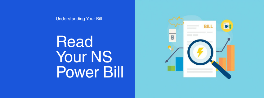 Electricity bill with magnifying glass and appliance cost chart