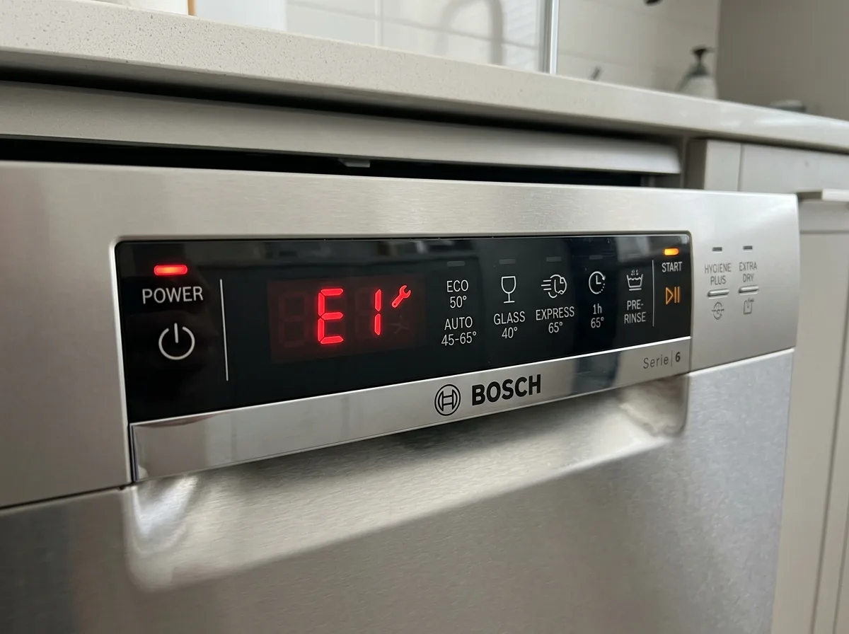Dishwasher filter and spray arm inspection to clear error codes